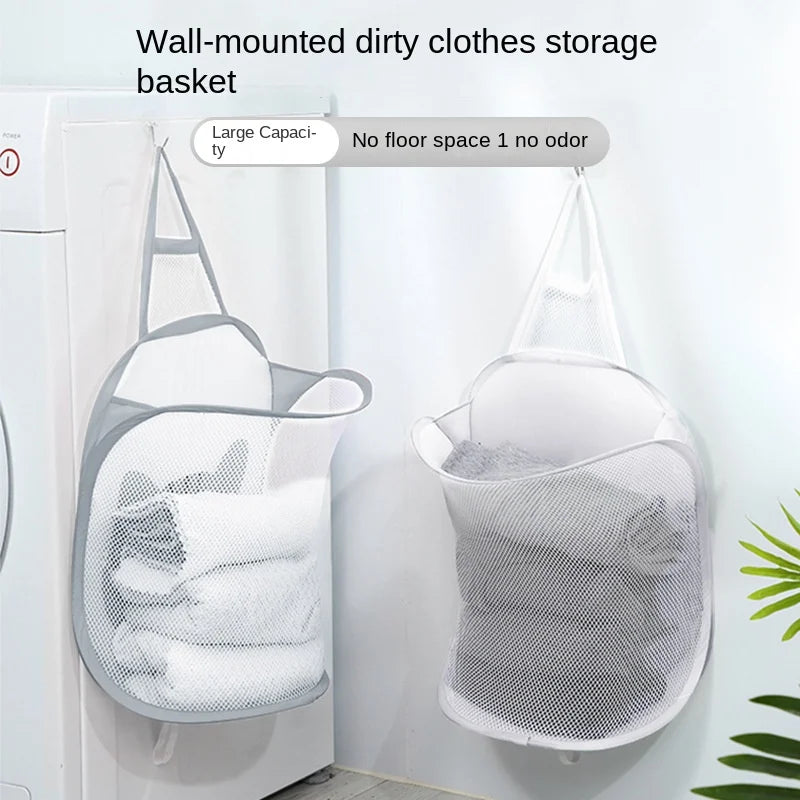 panier à linge pliable pour rangement pratique et gain de place - vue 4 sur 8