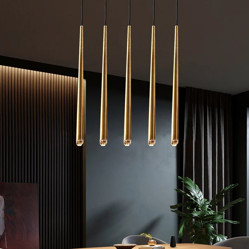 lustre led postmoderne nordique en cristal suspendu - vue 7 sur 17