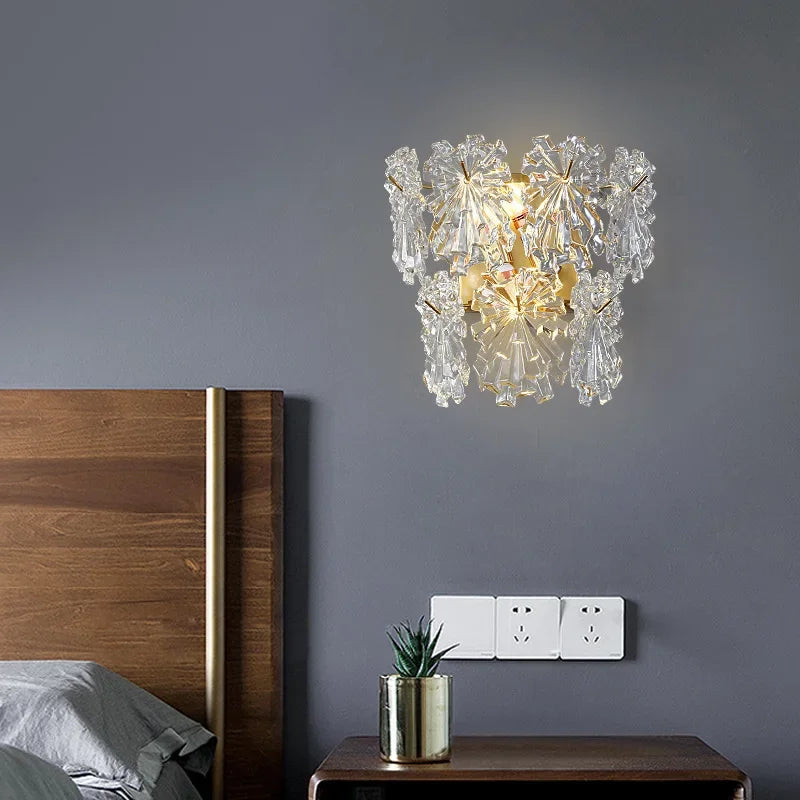 plafonnier led en verre cristal design minimaliste pour intérieur élégant - vue 6 sur 13
