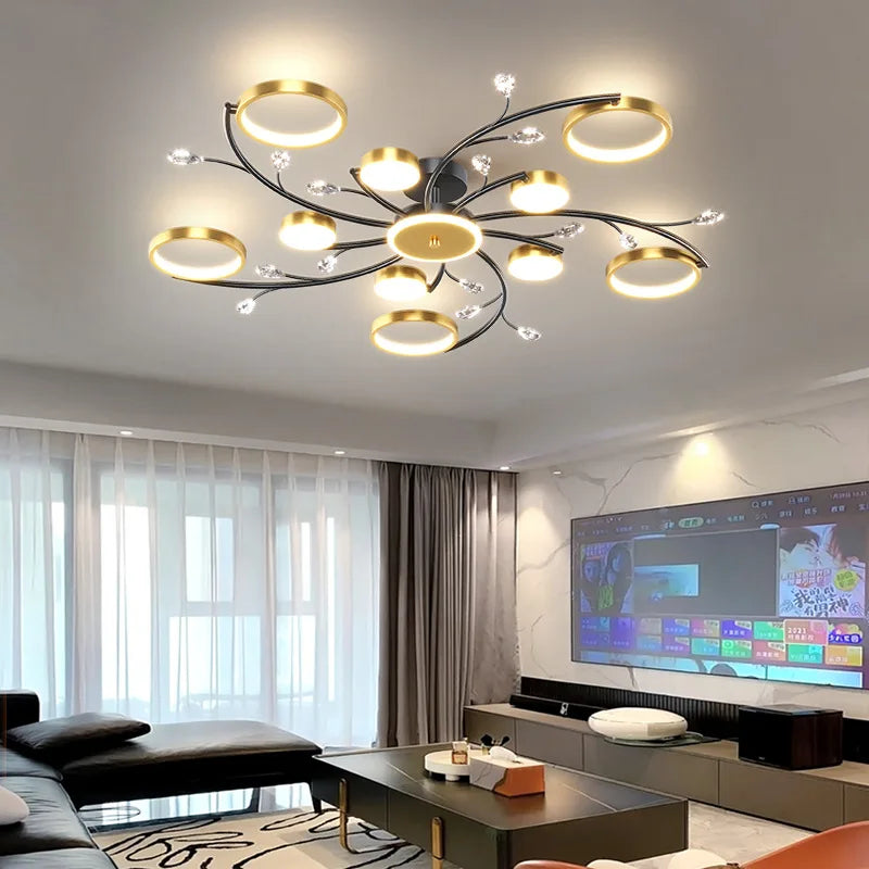 lustre nordique lumineux pour un éclairage intérieur élégant - vue 4 sur 7