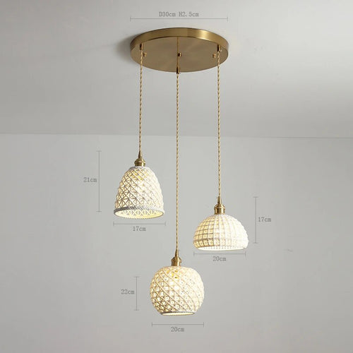 suspension led moderne céramique iwhd bar restaurant - vue 19 sur 20