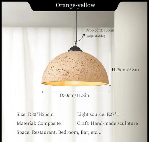 Modern wabi-sabi chandelier for elegant and minimalist interior decor