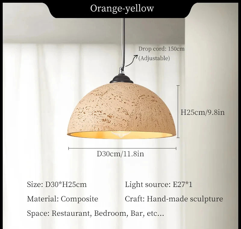 Modern wabi-sabi chandelier for elegant and minimalist interior decor