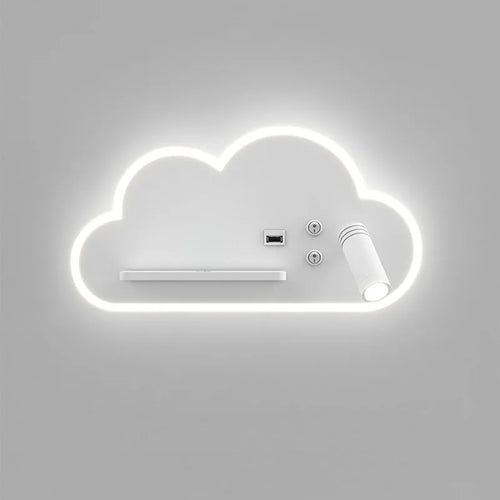 lampe de lit led multifonction avec chargeur sans fil usb