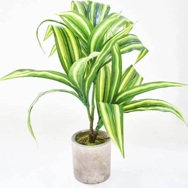 plante artificielle dracaena à trois fourches pour décoration intérieure - vue 3 sur 6