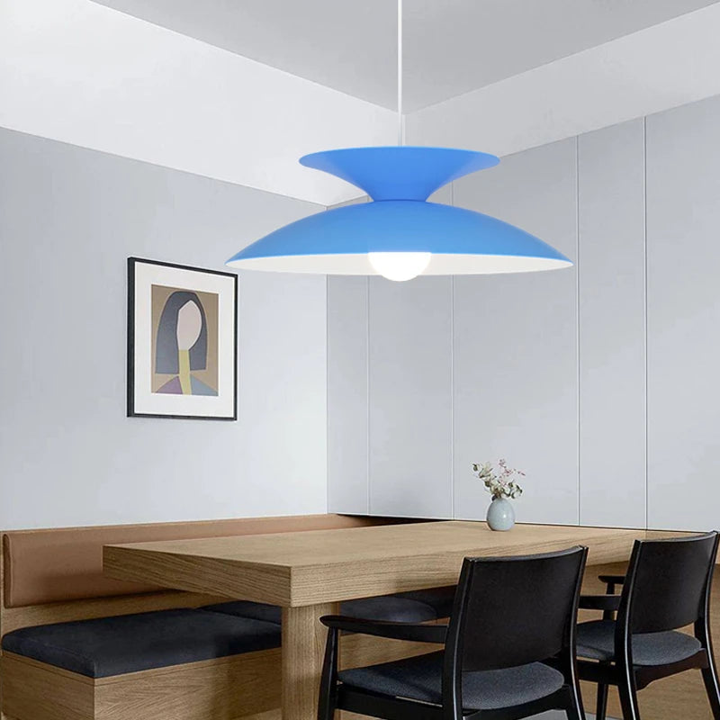 lustre de bar créatif nordique suspension longue ligne - vue 7 sur 22