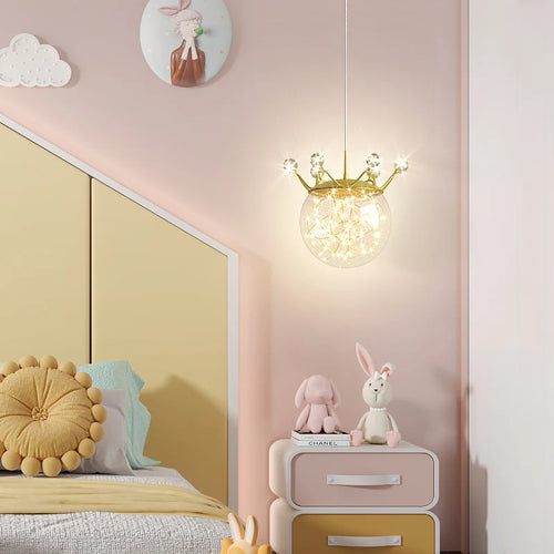 Modern nordic minimalist LED moon pendant light for home decor - vue 2 sur 13