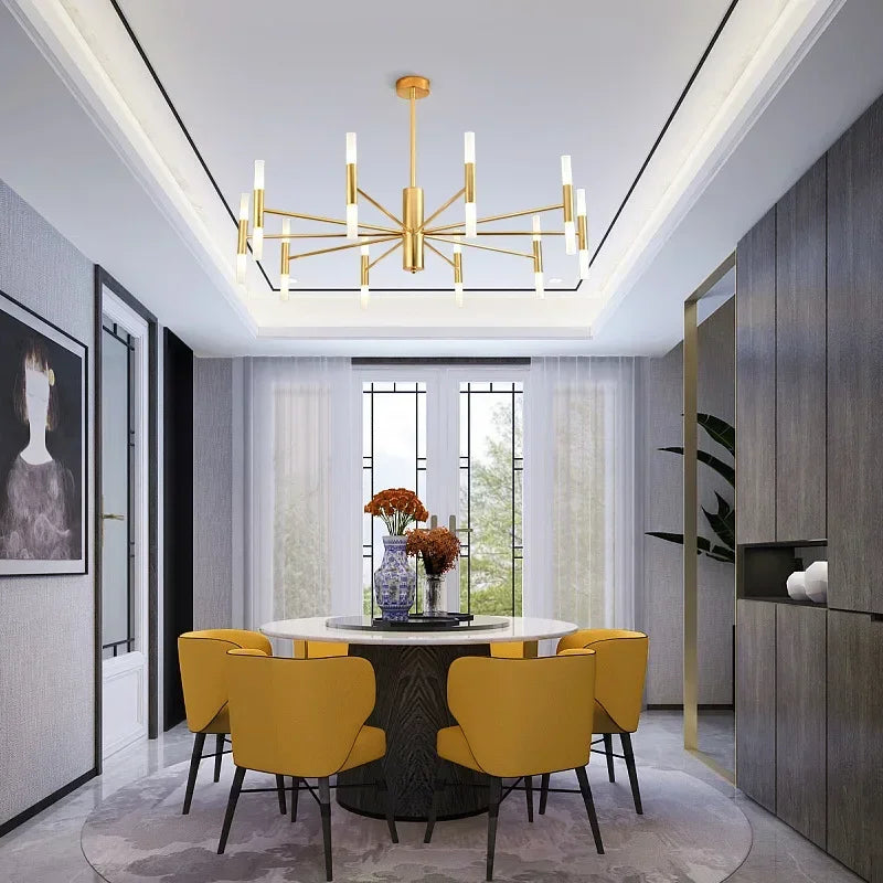 suspension moderne en acrylique pour décoration intérieure élégante - vue 7 sur 18