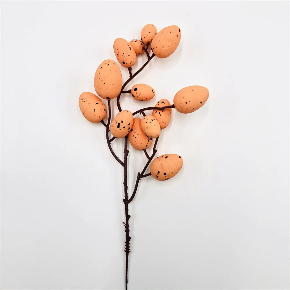 décoration œuf artificiel fleurs mousse pour pâques diy - vue 9 sur 17