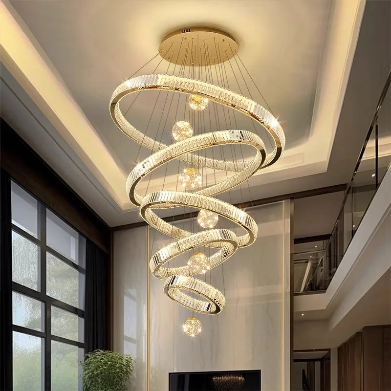 lustre moderne led pour éclairage intérieur suspendu - vue 4 sur 11