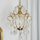 plafonnier led suspendu en cristal design moderne décoratif