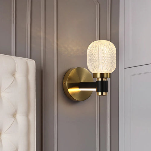 applique murale de luxe à led design moderne chaleureux décoratif