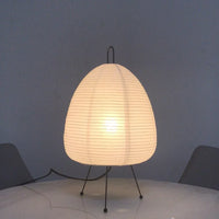 lampe de Table Style japonais papier de riz trépied lampe de bureau décor à la maison lumières créatives salon étude chambre lampe E27 lumières pour la maison