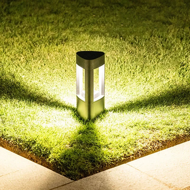 borne lumineuse led pour éclairage extérieur jardin terrasse et allée - vue 7 sur 13