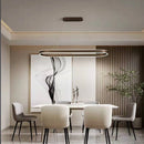 lustre led minimaliste moderne avec télécommande pour intérieur élégant