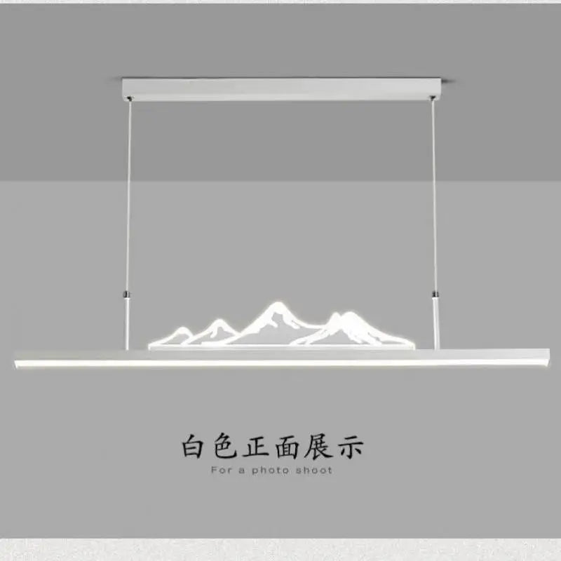 lustre de style chinois pour restaurant et bureau montagne - vue 6 sur 10