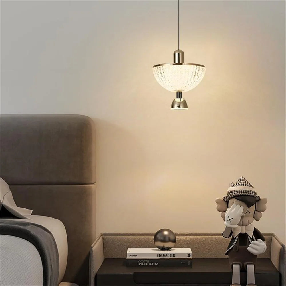 suspension créative en acrylique style nordique luxe décoratif - vue 3 sur 8