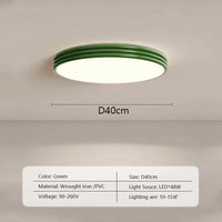 Plafonnier LED nordique à vent crémeux