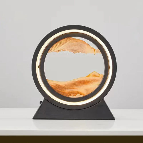 lampe de table créative avec sable mouvant 3D décoratif - vue 21 sur 24
