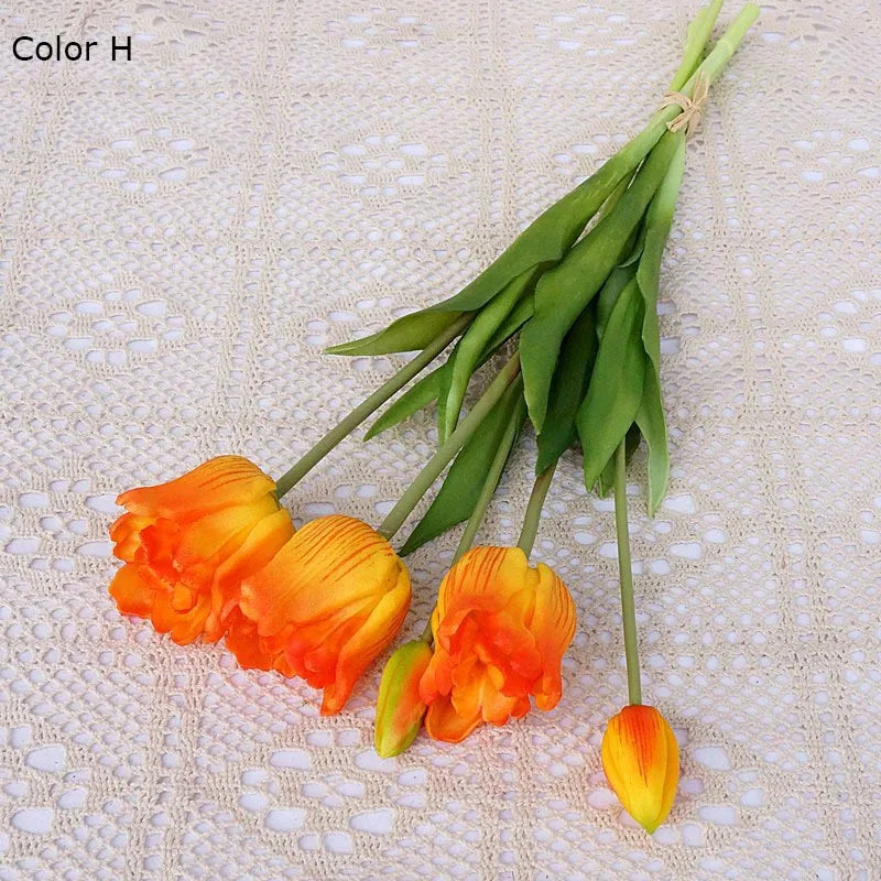 grandes tulipes baroques en silicone décoration de luxe pour événements - vue 13 sur 15
