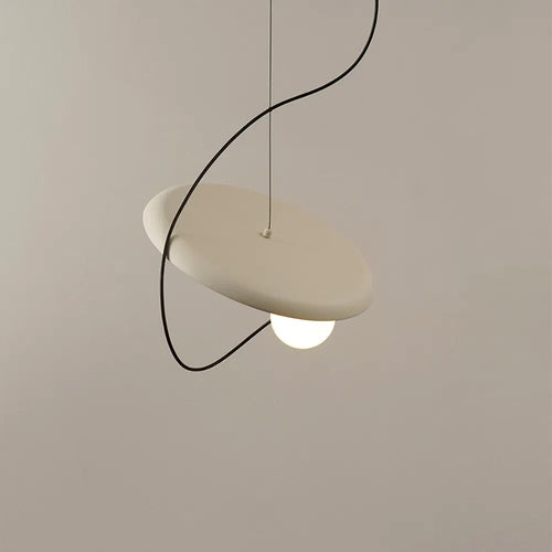 Suspension en verre et métal lampes nordiques - vue 5 sur 6