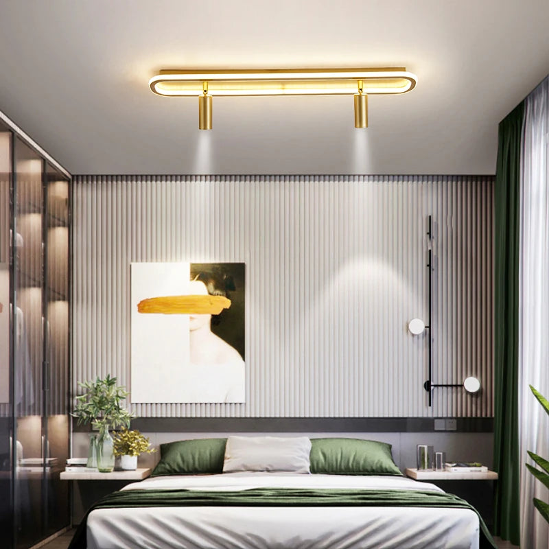 spot éclairage led intérieur déco minimaliste moderne pour lustre - vue 5 sur 18