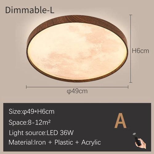 plafonnier moderne led à intensité variable - vue 10 sur 17