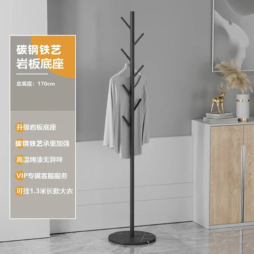 Multifunctional Floor Coat Rack, Hat Hanger, Tree Style, Freestanding Handbag Organizer, Luxury Storage Stand, 7 Hooks - vue 25 sur 28