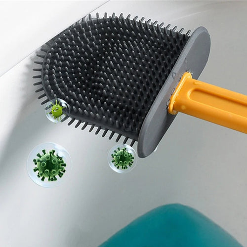 brosse de nettoyage innovante en silicone flexible et ergonomique - vue 9 sur 9