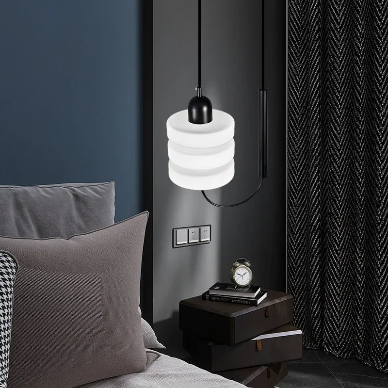 lustre en verre nordique pour décoration intérieure moderne - vue 4 sur 7