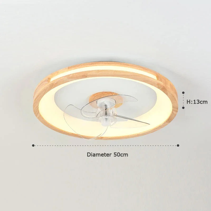 plafonnier oscillant créatif nordique avec lumière led et télécommande - vue 5 sur 11