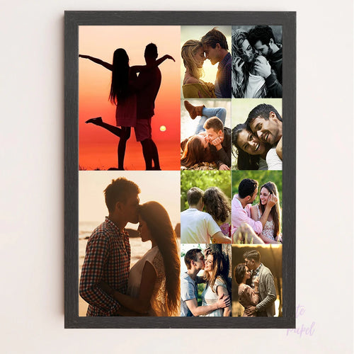 Personalized wooden photo frames, custom photo frame ornaments, simple holiday gifts indoors, commemorate precious memories - vue 3 sur 12