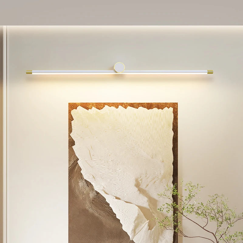 miroir moderne avec lumières led pour maquillage et décoration intérieure - vue 5 sur 12