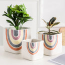 pot de fleurs succulentes en céramique style nordique fait main