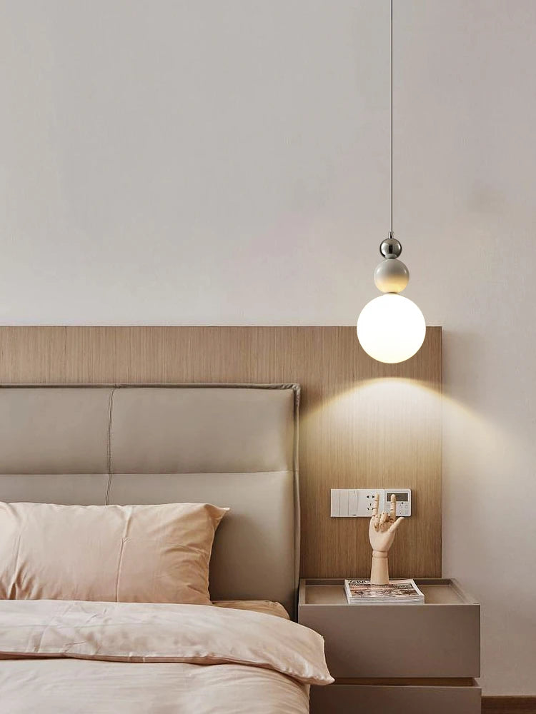 lustre nordique moderne en forme de gourde créative pour intérieur - vue 4 sur 12