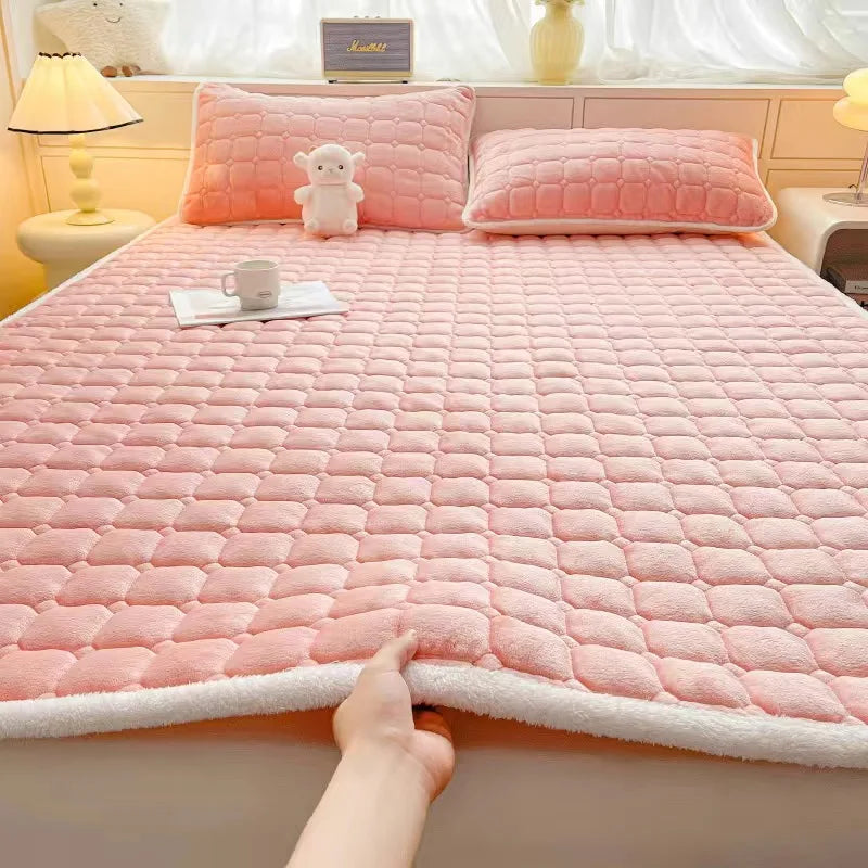 surmatelas en velours chaud pour un confort hivernal - vue 12 sur 15