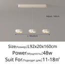 Italian minimalist style adjustable LED chandelier for modern decor