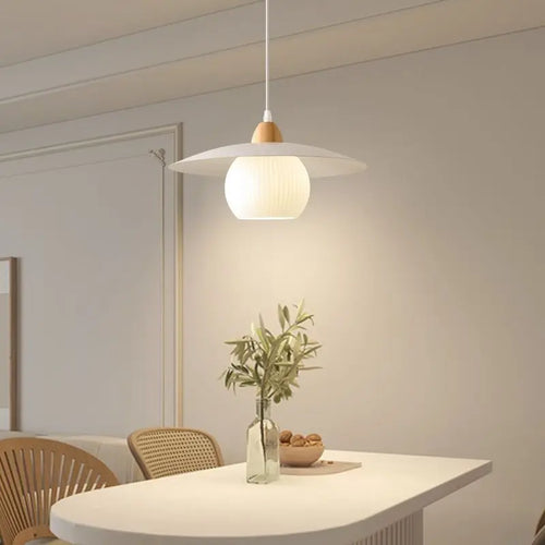 suspension nordiques led en bois massif pour restaurant