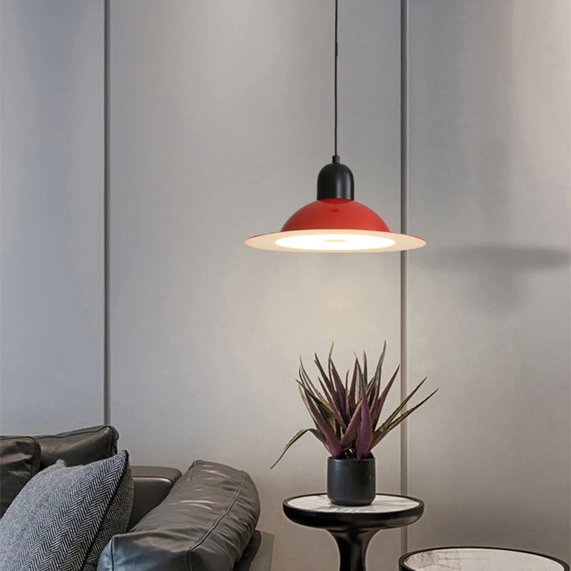 suspension led métal fil réglable lampe suspension - vue 2 sur 17