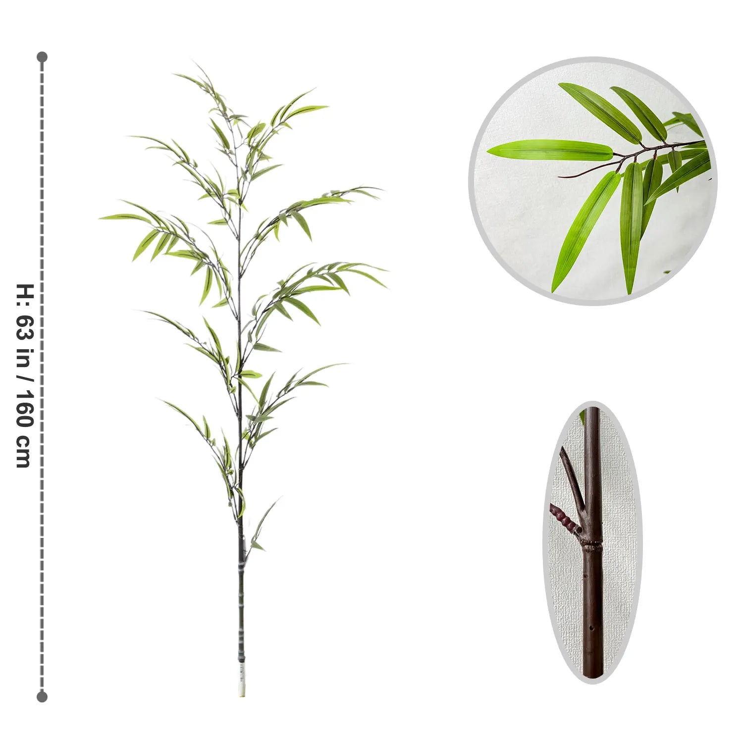 feuilles de bambou artificielles pour décoration d'événements et fêtes - vue 17 sur 23