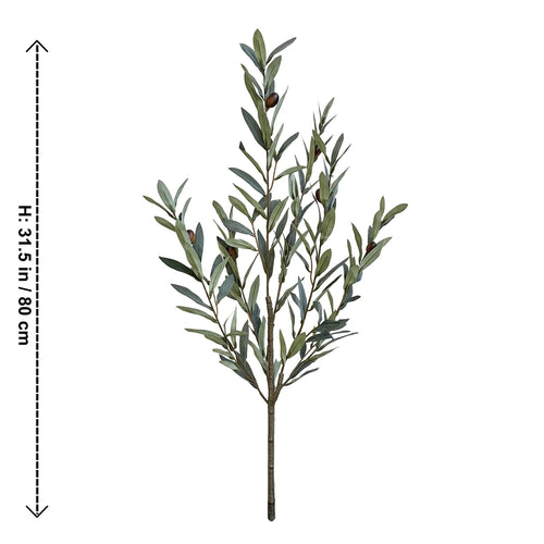 Realistic artificial olive tree for indoor and outdoor decoration - vue 12 sur 12