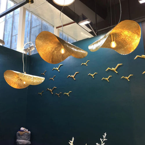 suspension en cuivre créative pour décoration intérieure design