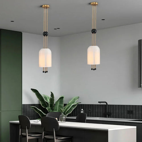 lustre en verre design wabi-sabi pour une décoration moderne - vue 3 sur 10