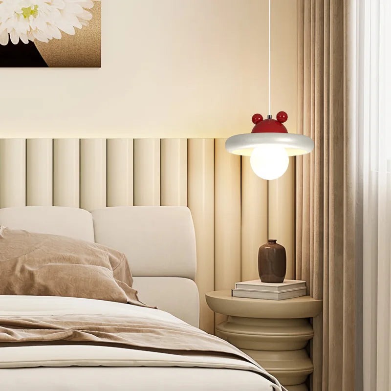 lustre moderne pour chambre d'enfant décoration nordique lumineuse - vue 2 sur 15