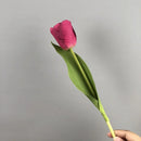Set of 5 artificial tulips for realistic decoration