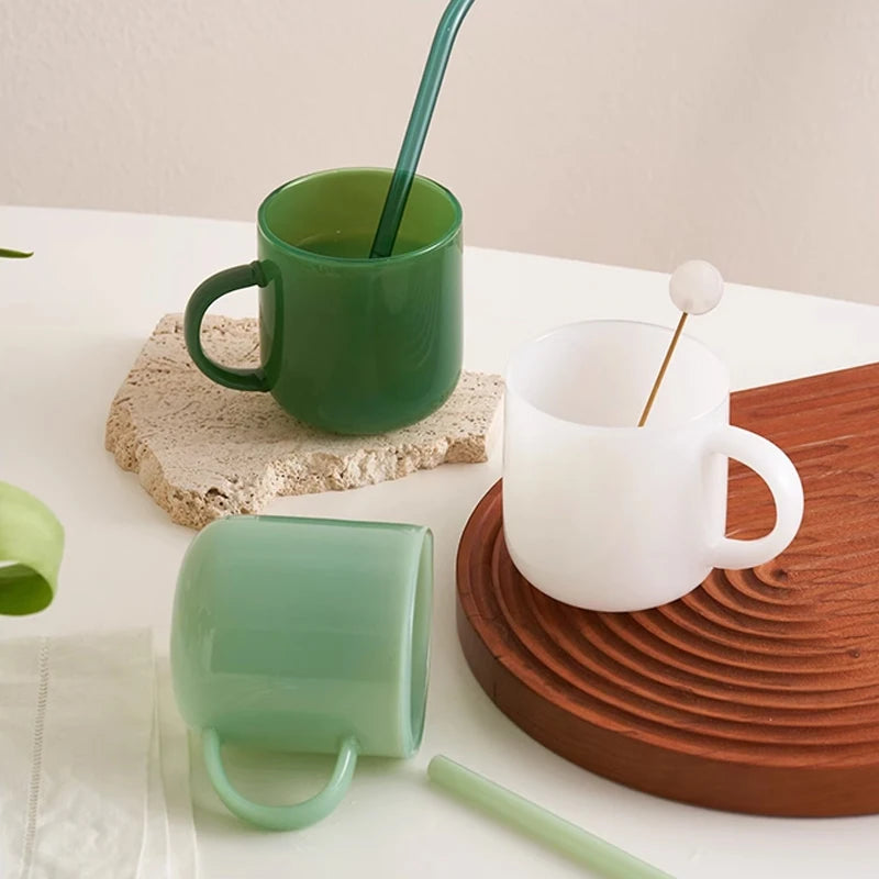 Tasse retro en verre style saphir borosilicate - vue 7 sur 7