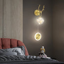 Nordic minimalist luxury star wall lamp bedside chandelier