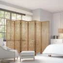Carved Room Dividers,6 Panel Room Divider With Hand Carved Vintage Style Room Dividers And Folding Privacy Screens