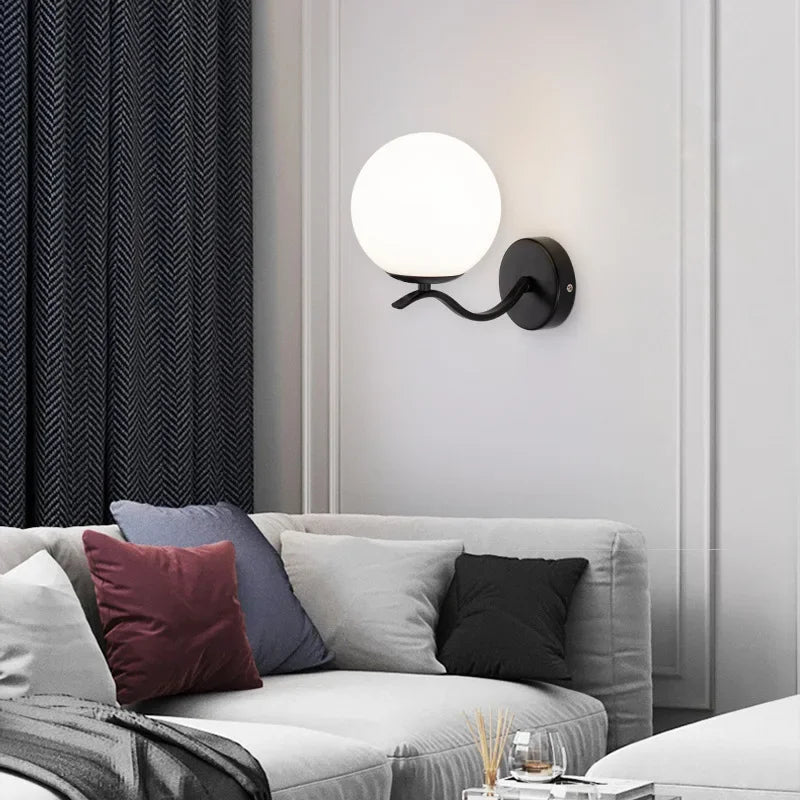 applique murale métal minimaliste verre - vue 3 sur 10