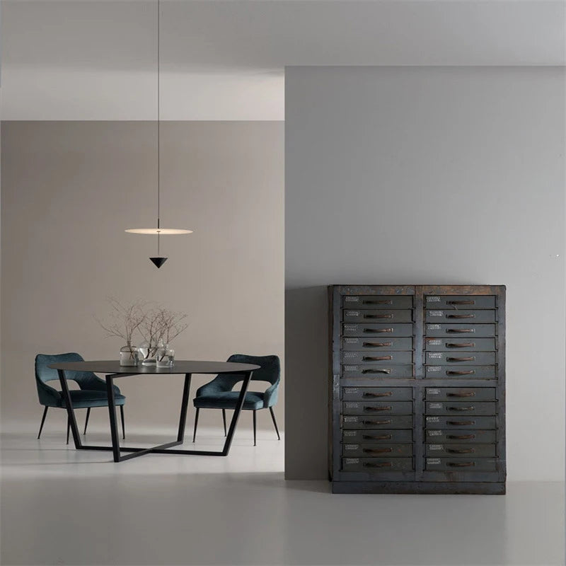 suspension led conique art déco hauteur réglable